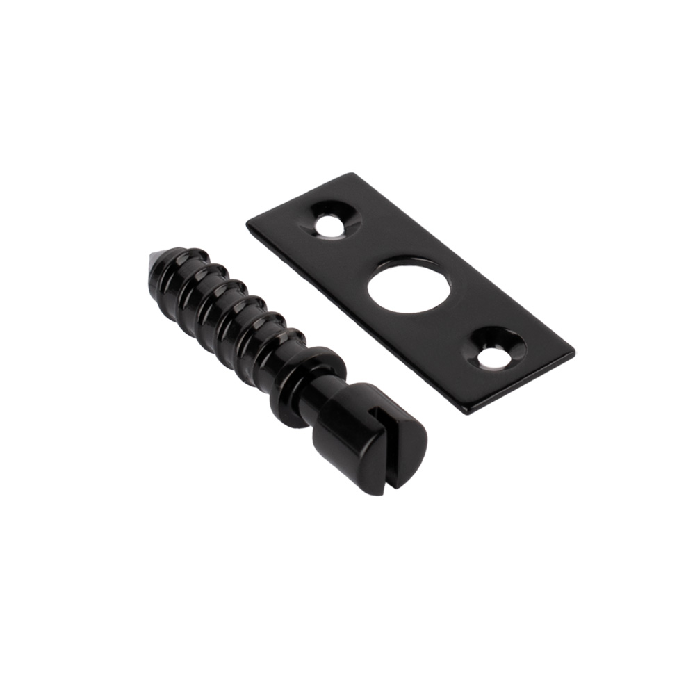 Simplex Brass Hinge Screws (Sold in Pairs) - Black